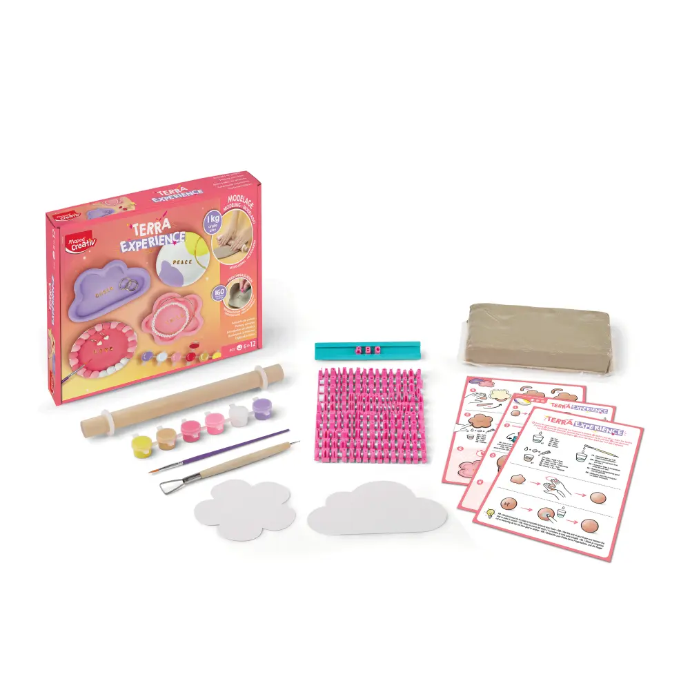 SET KREATIVNI GLINENI PODSTAVKI ZA NAKIT