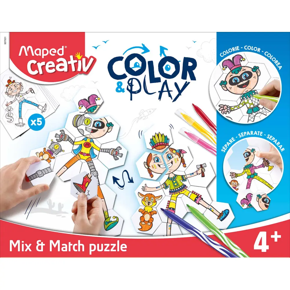 Kreativni set MAPED puzzle