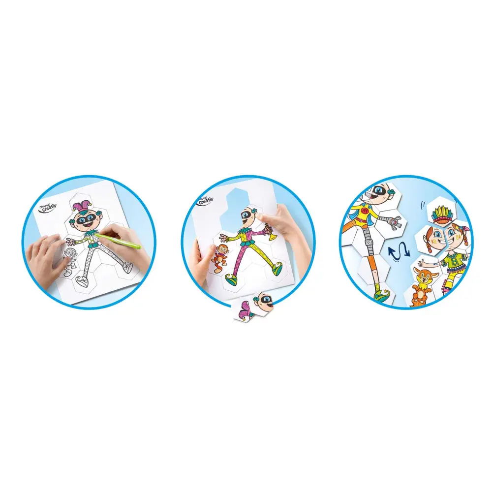 Kreativni set MAPED puzzle