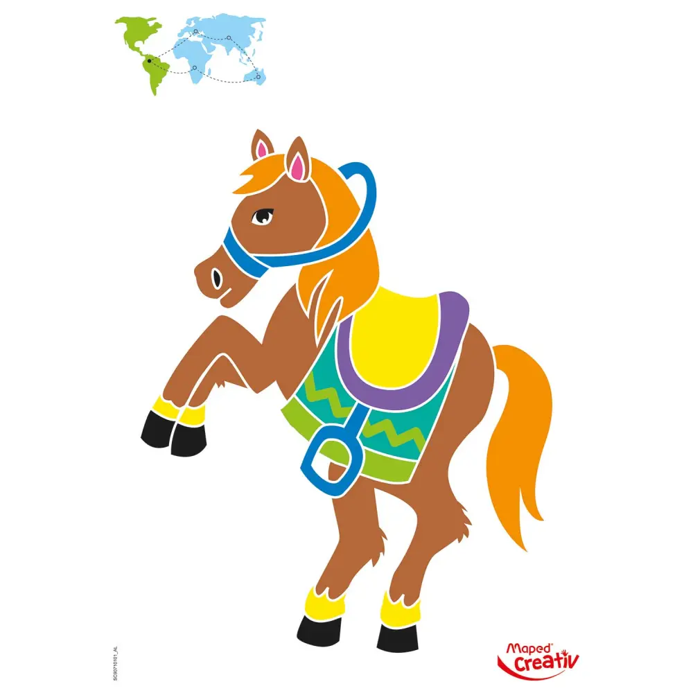 Kreativni set MAPED maska