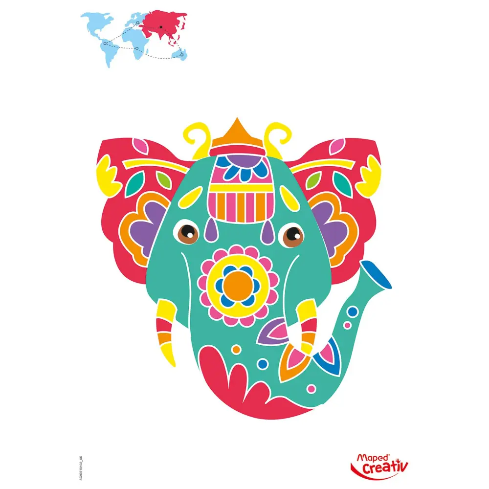 Kreativni set MAPED maska