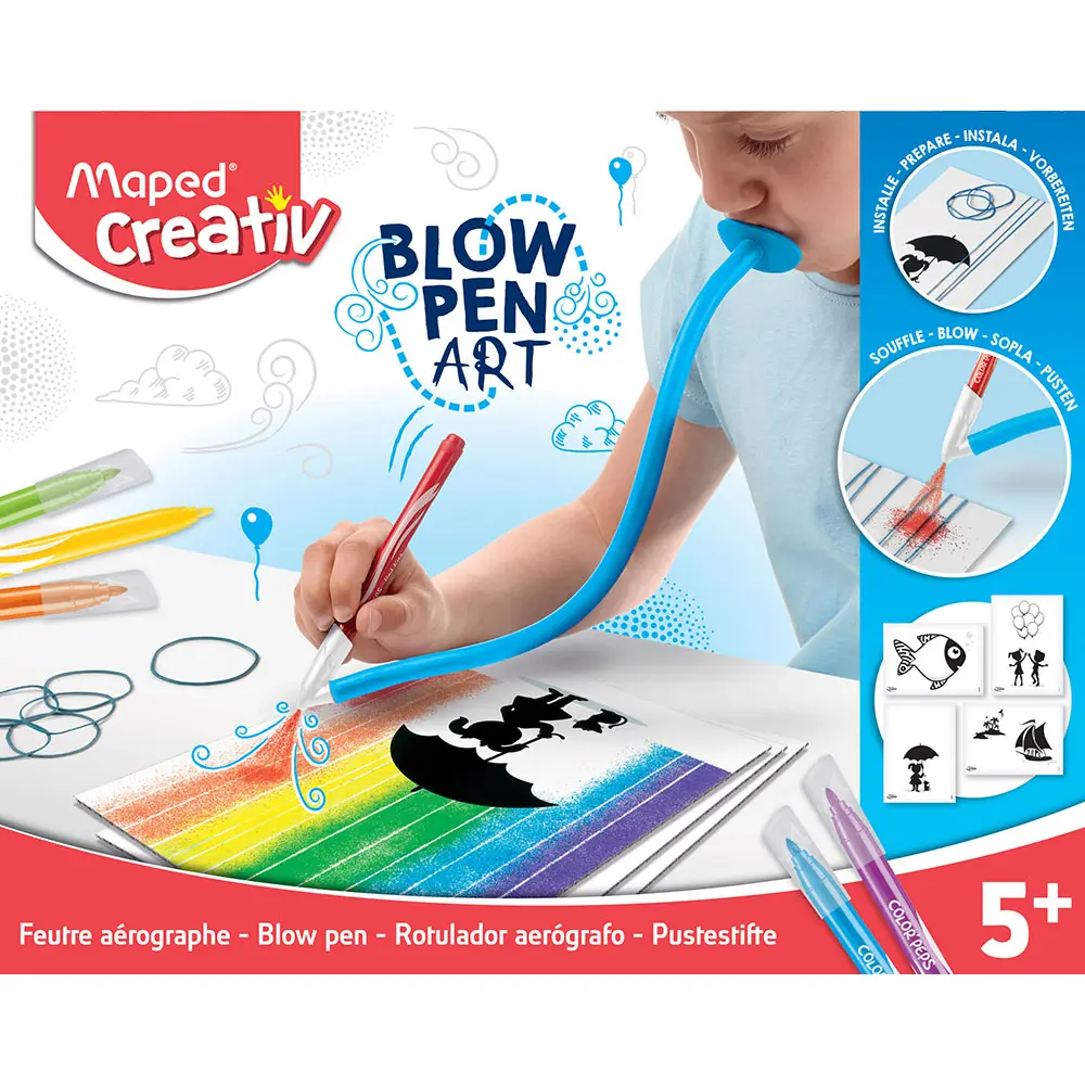 Kreativni set MAPED blow pen