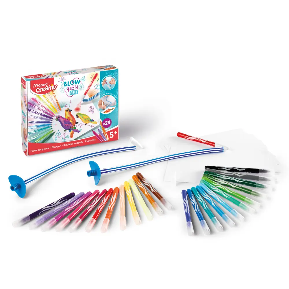 Kreativni set MAPED BLOW PEN ART