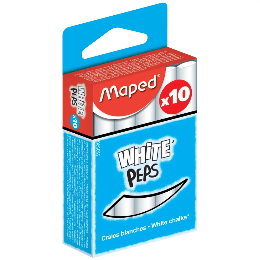Kreda bela MAPED 10/1