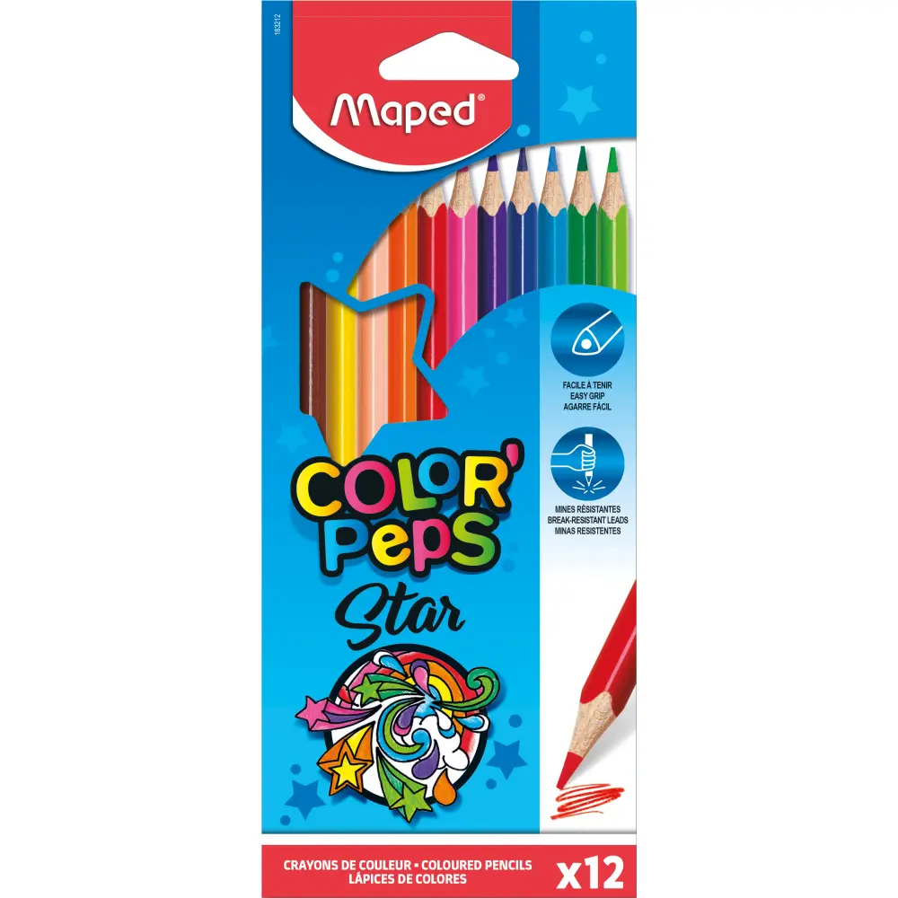 Barvice MAPED Color'peps Star 12/1