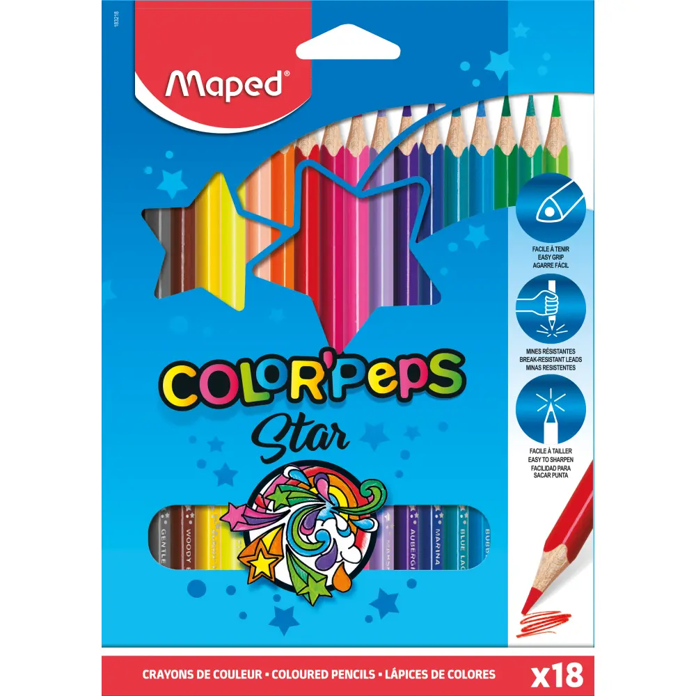 Barvice MAPED Color'peps Star 18/1