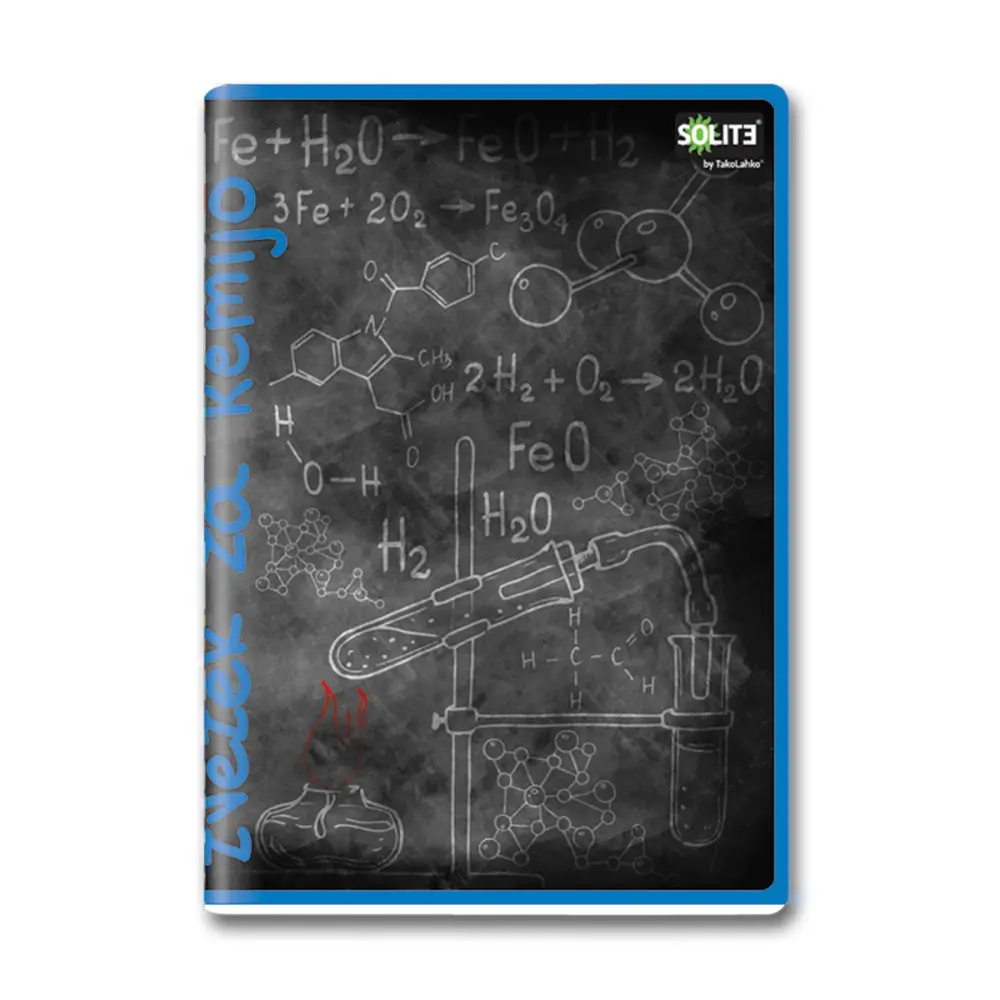 ZVEZEK TAKO LAHKO KEMIJA, 40L, črte