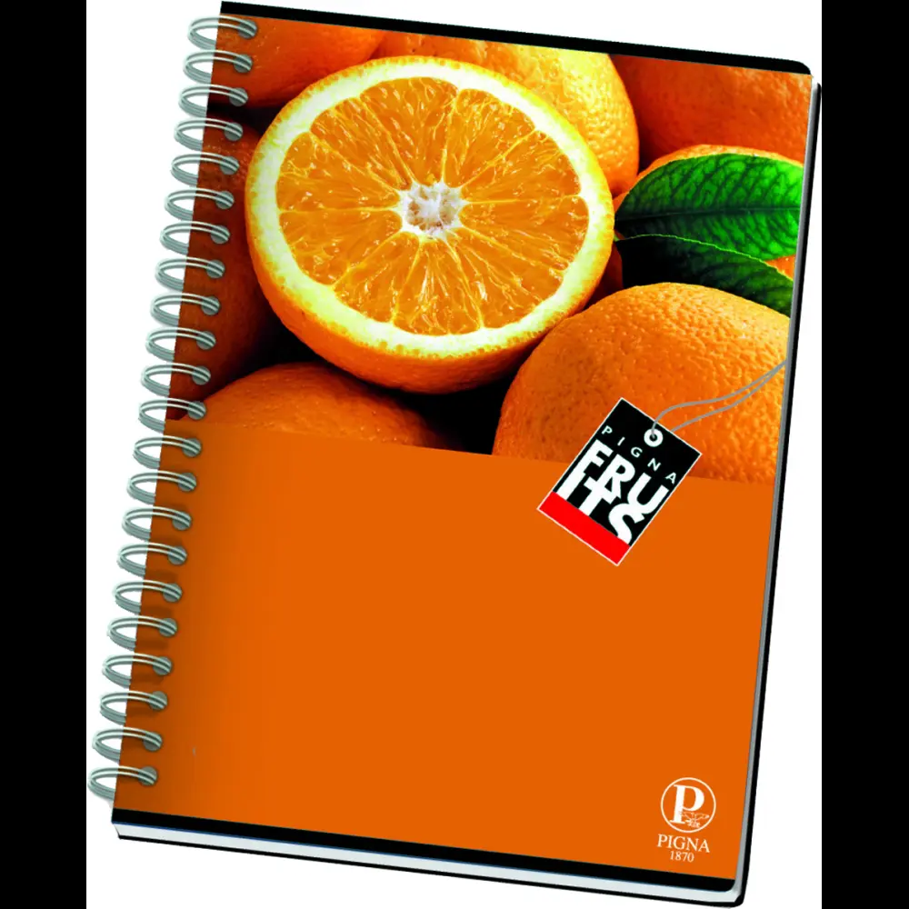 Špiralni zvezek Pigna Fruits A4 mali kar