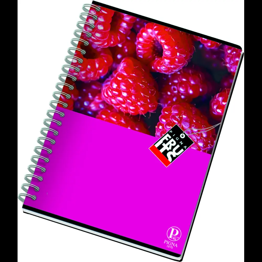 Špiralni zvezek Pigna Fruits A4 mali kar