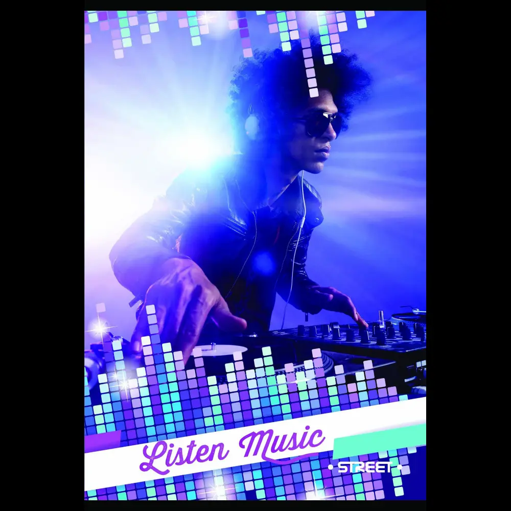 Zvezek Street1 A4 visoki karo