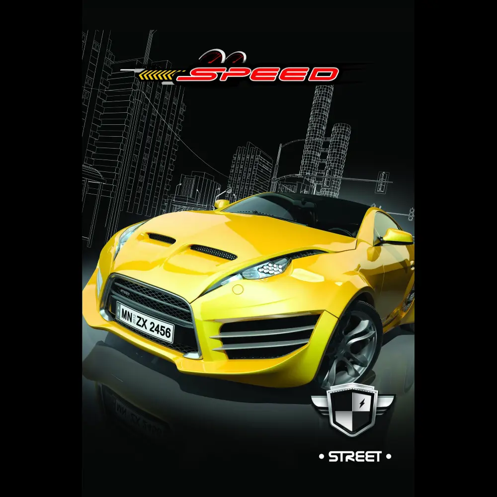 Zvezek Street2 A4 veliki karo