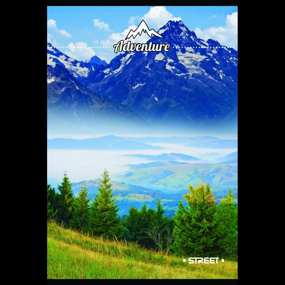 Zvezek Street2 A4 veliki karo