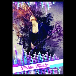 Zvezek Street2 A4 veliki karo