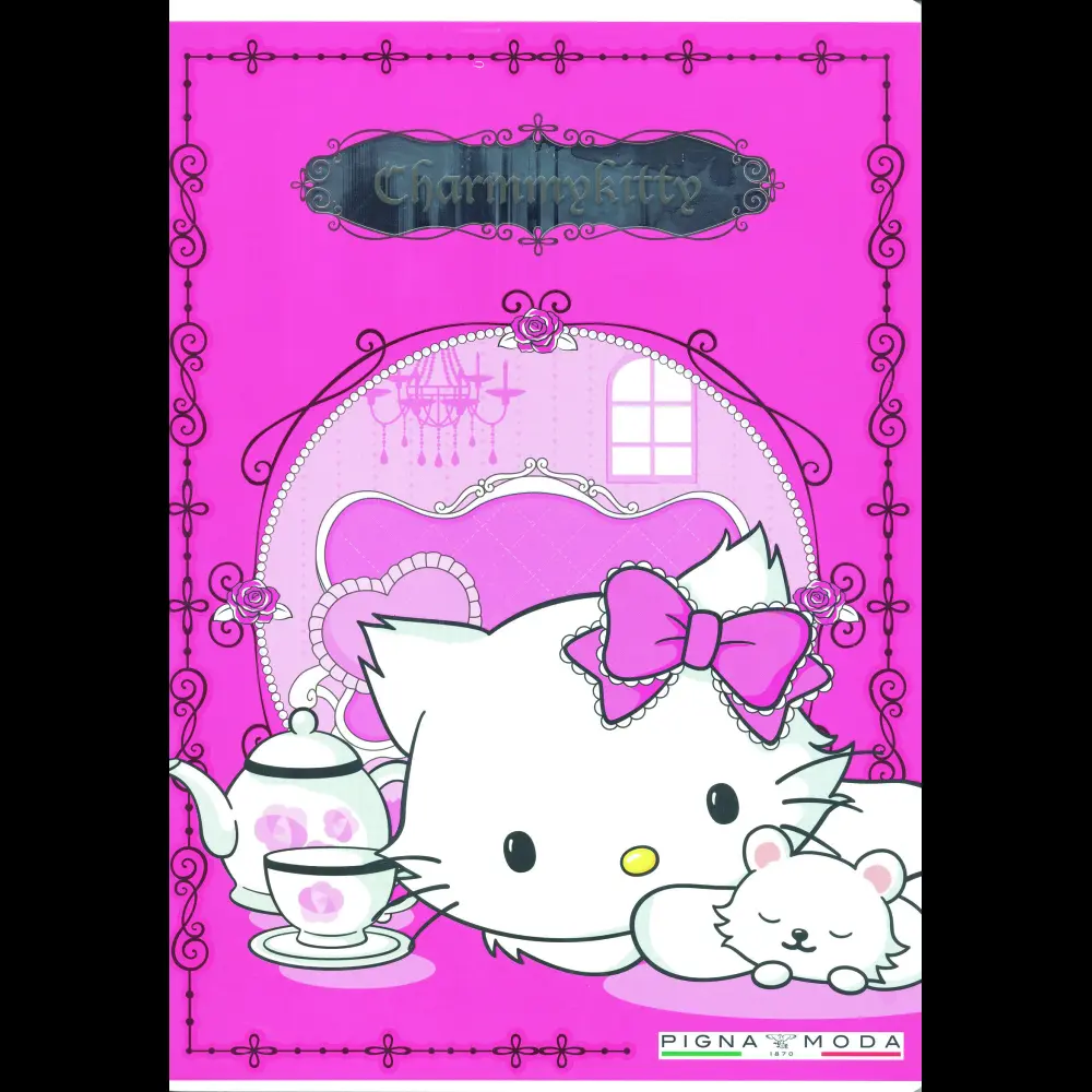 Zvezek Pigna Charmmy Kitty Frames A4 črt