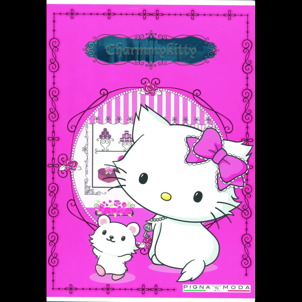 Zvezek Pigna Charmmy Kitty Frames A4 črt