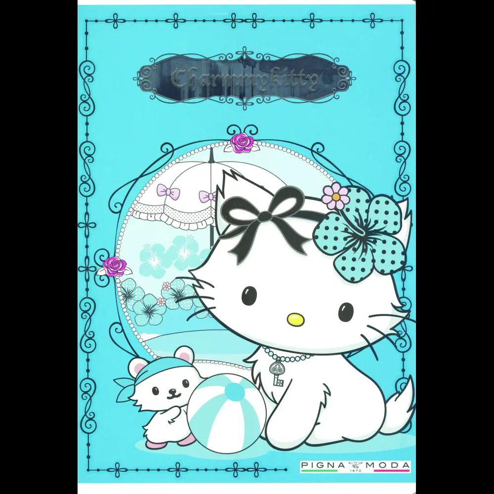 Zvezek Pigna Charmmy Kitty Frames A4 črt