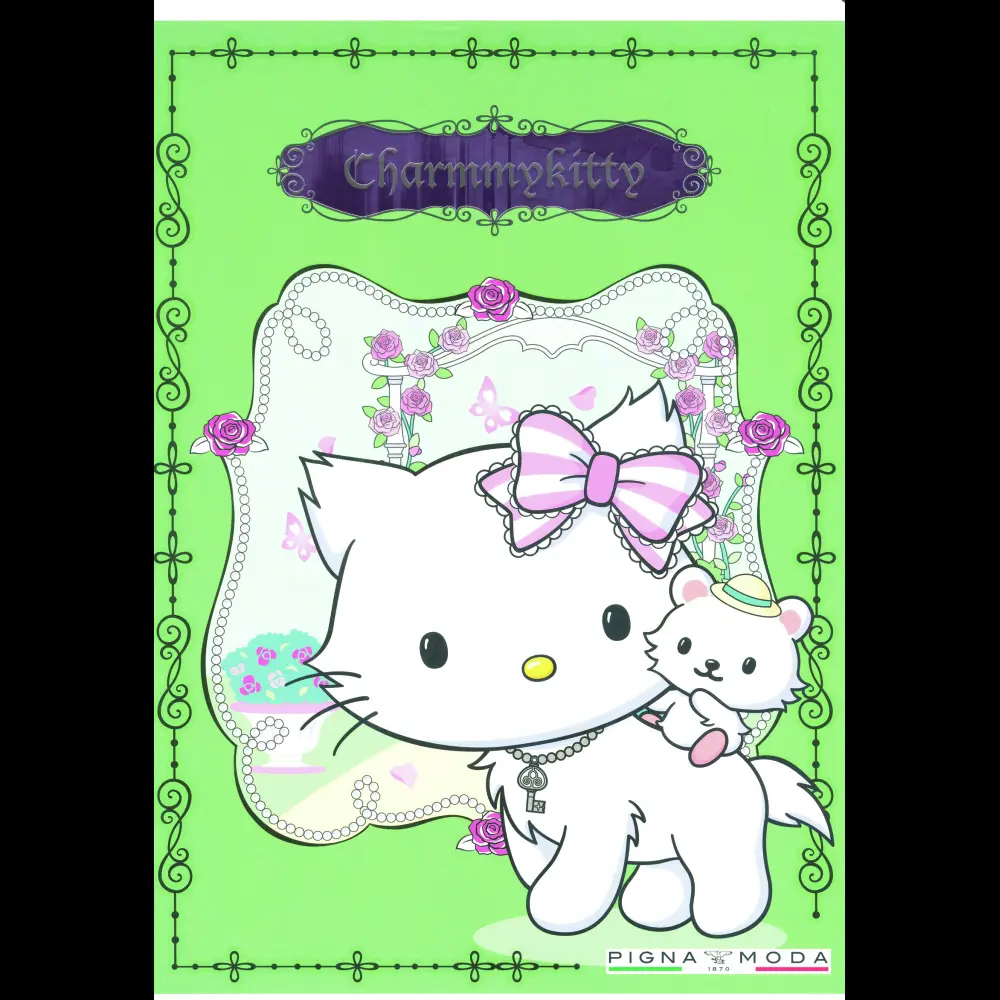 Zvezek Pigna Charmmy Kitty Frames A4 črt
