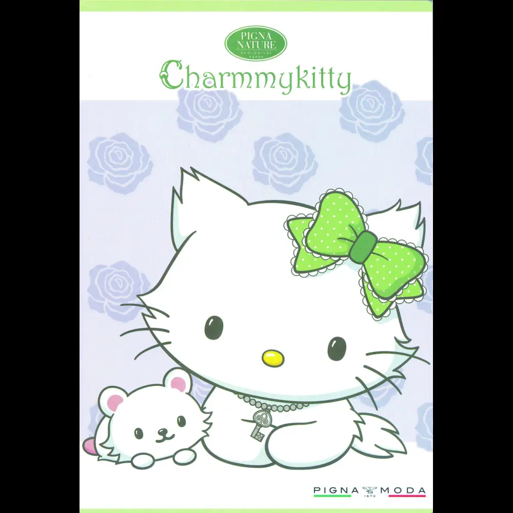 Zvezek Pigna Charmmy Kitty Eco A4 črte z