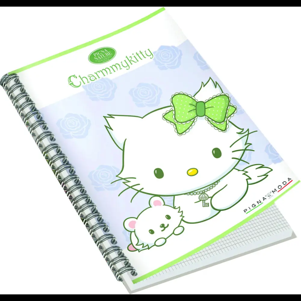 Špiralni zvezek Pigna Charmmy Kitty Eco 