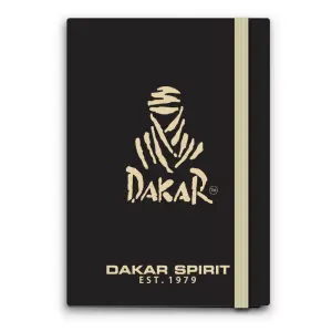 Notes trdi z elastiko A6, DAKAR črtast