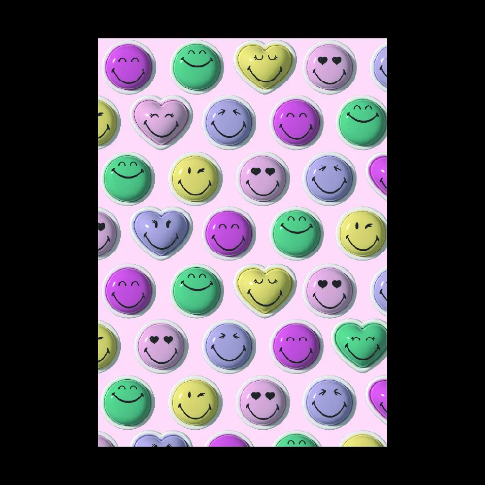 Zvezek Smiley A4 črte z robom