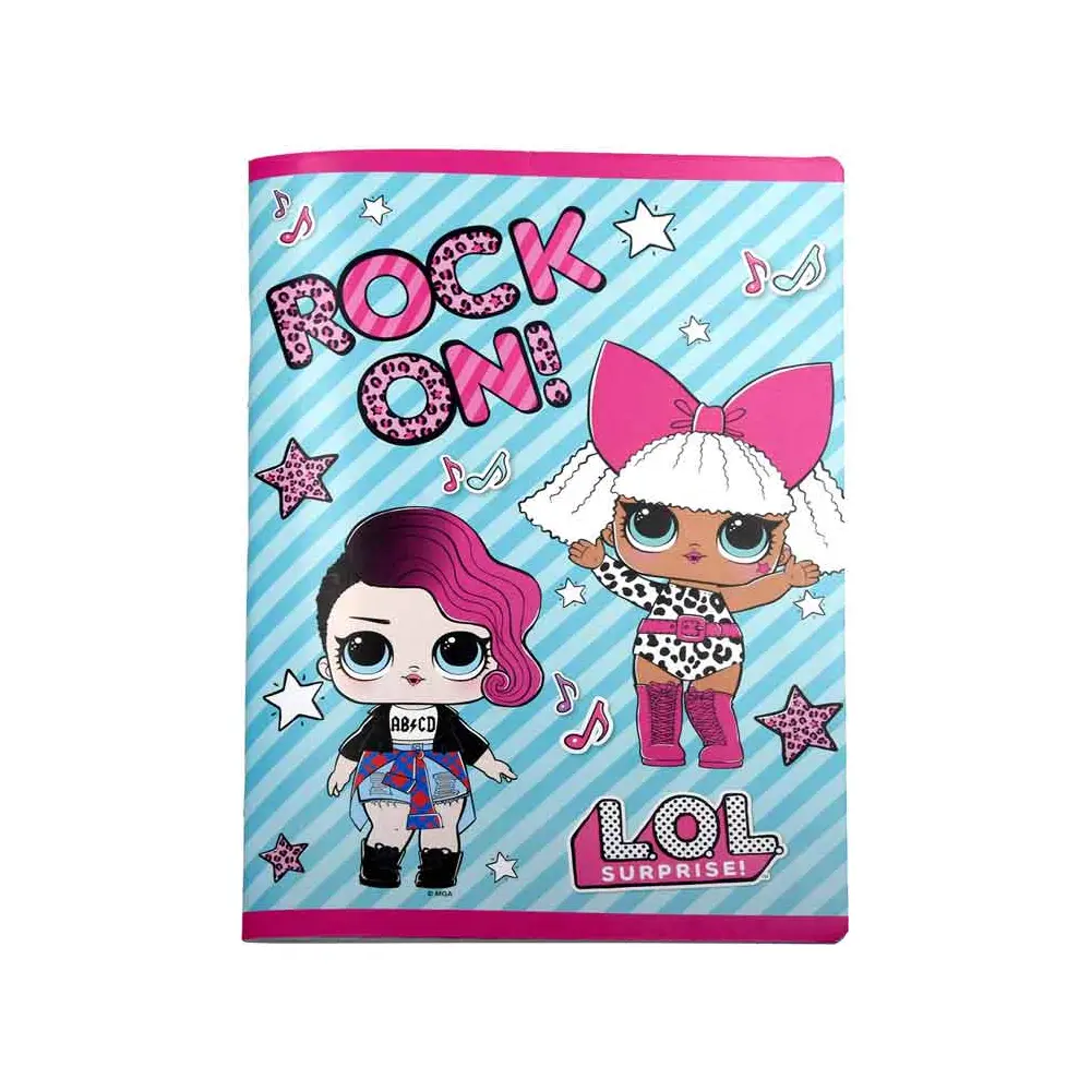 Zvezek A4, LOL črtast (različni motivi)