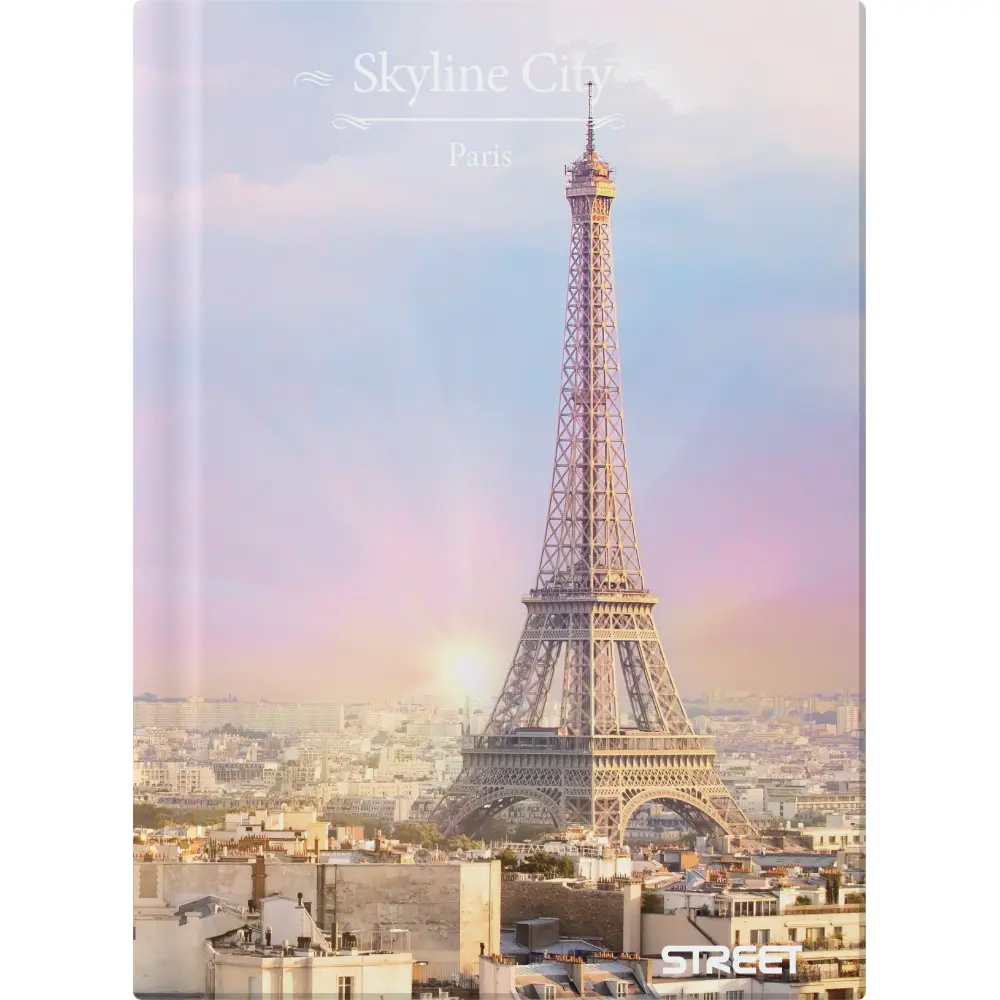 Zvezek trdi Street Skyline A5 črte 