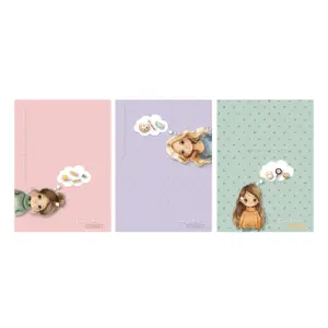 Zvezek Street Lovely letters A4 črte 