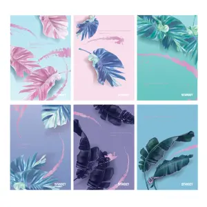 Zvezek Street Botanic A4 črte 