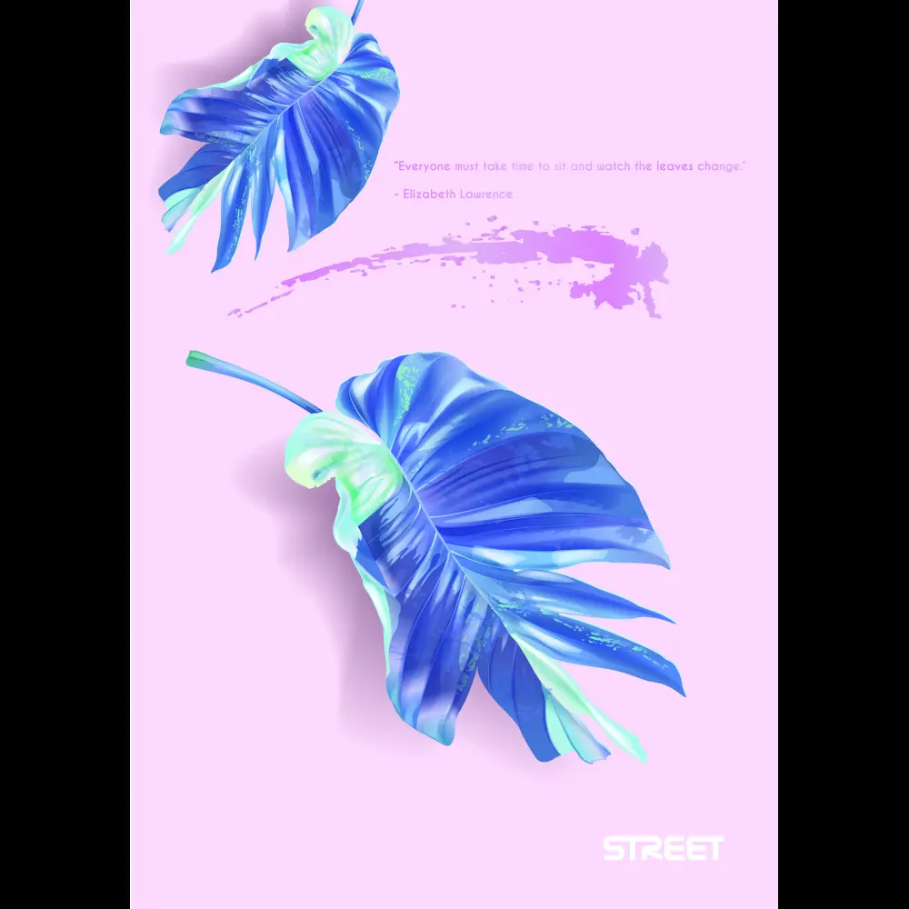 Zvezek Street Botanic A4 mali karo