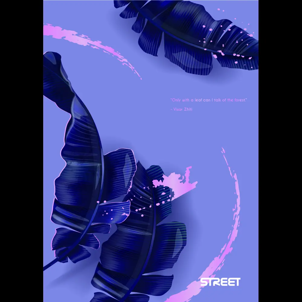 Zvezek Street Botanic A4 brezčrtni