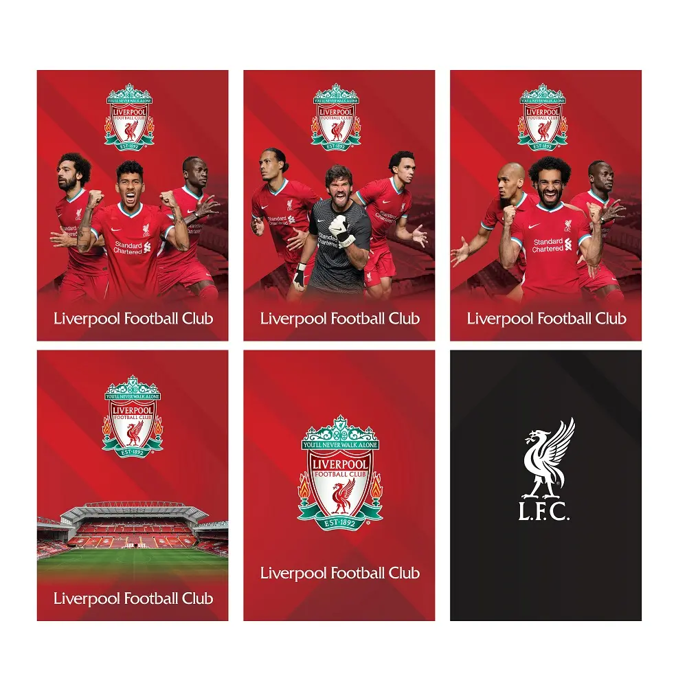 Zvezek Liverpool A5 črte z robom