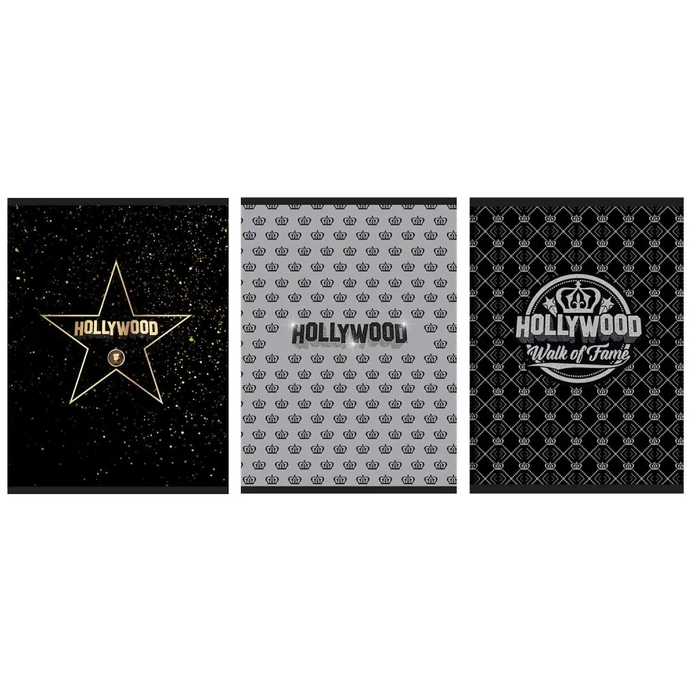 Zvezek Hollywood A5 črte z robom