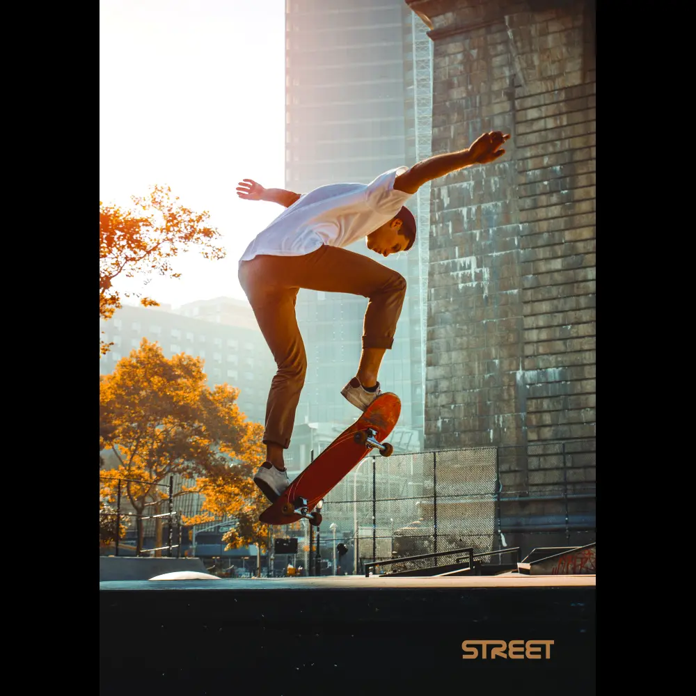 Zvezek Street SPORT A4 črte z robom