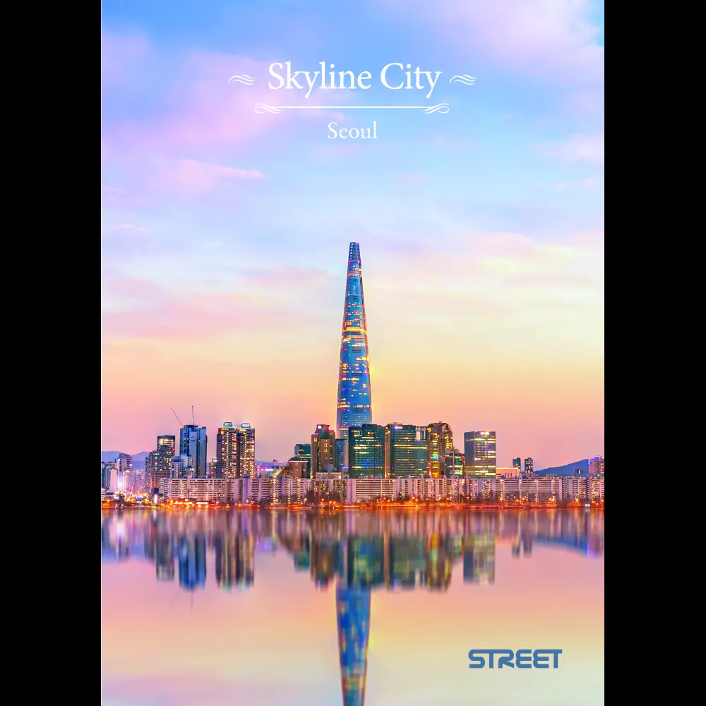 Zvezek Street Skyline A4 mali karo