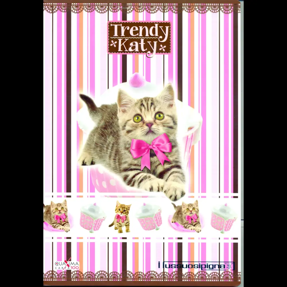 Zvezek Pigna Trend Katty A4 mali karo