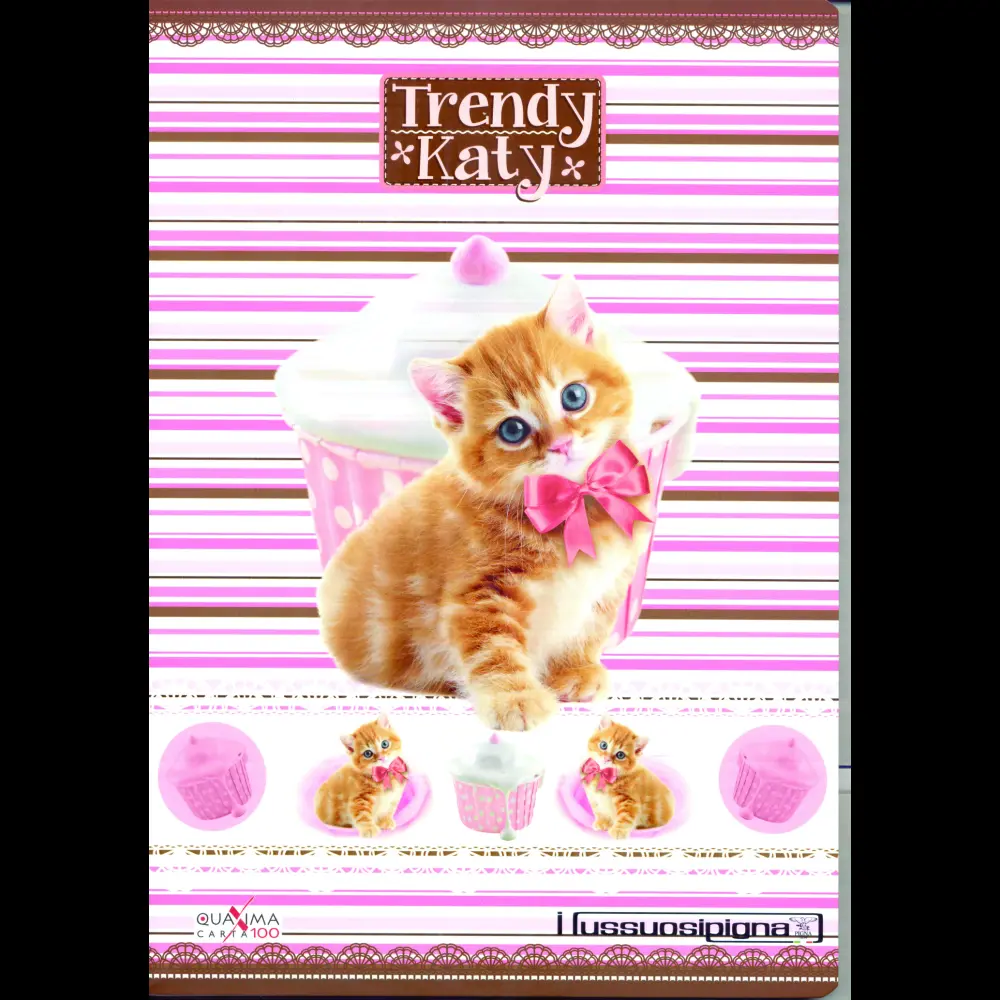 Zvezek Pigna Trend Katty A4 mali karo