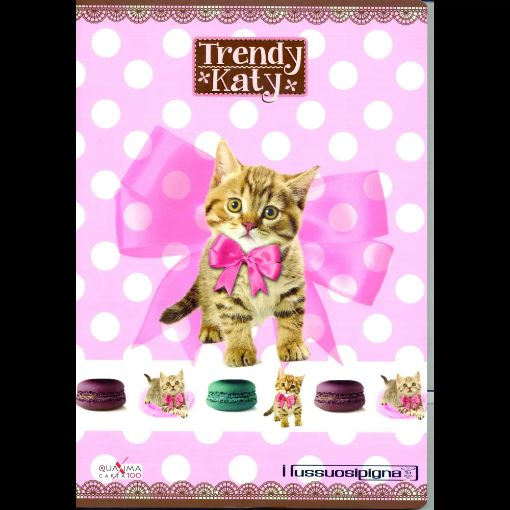 Zvezek Pigna Trend Katty A4 mali karo