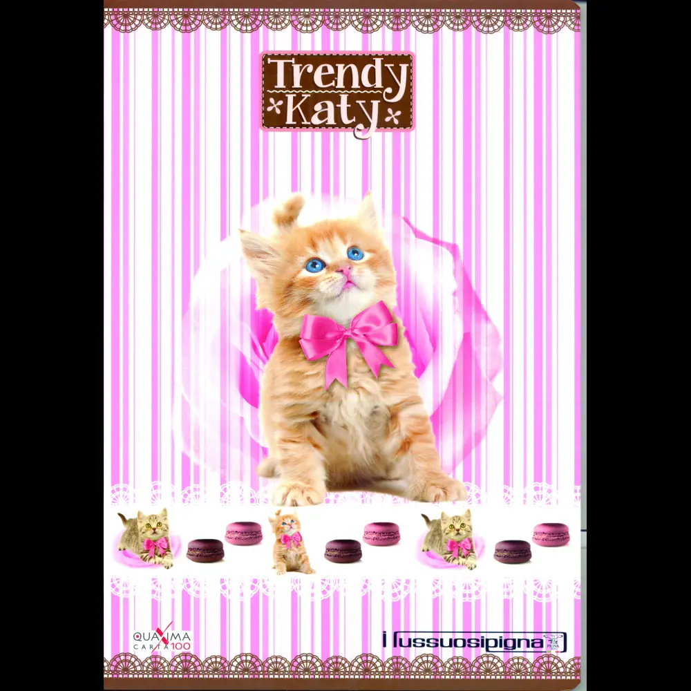 Zvezek Pigna Trend Katty A4 mali karo