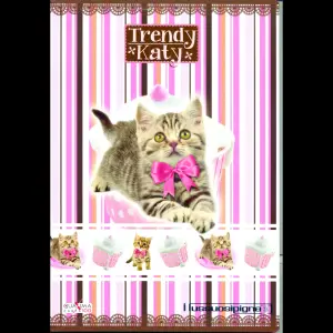 Zvezek Pigna Trend Katty A4 mali karo