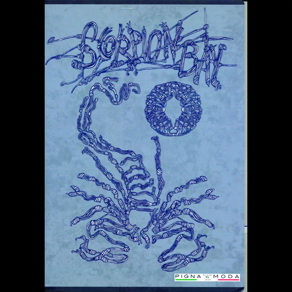 Zvezek Pigna Scorpion bay A4 mali karo