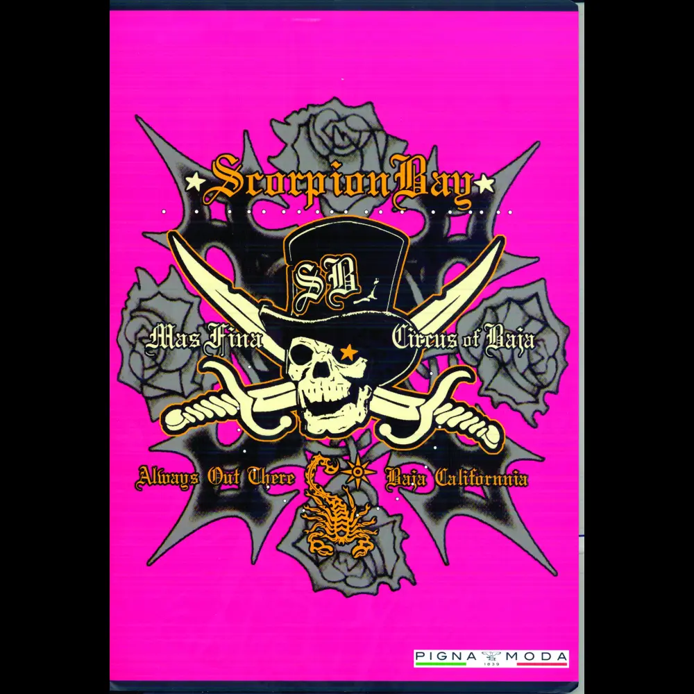 Zvezek Pigna Scorpion bay A4 mali karo