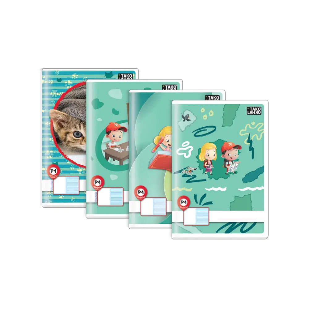 ZVEZEK TAKO LAHKO P1,40L,A4 prazna/lat