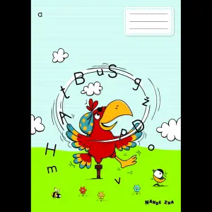 ZVEZEK NANDE ZNA A4 abc, male tiskane 