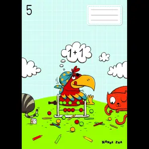 ZVEZEK NANDE ZNA A4 123, 1cm karo