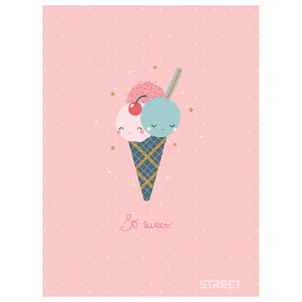 Zvezek Street Sweet A4 brezčrtni