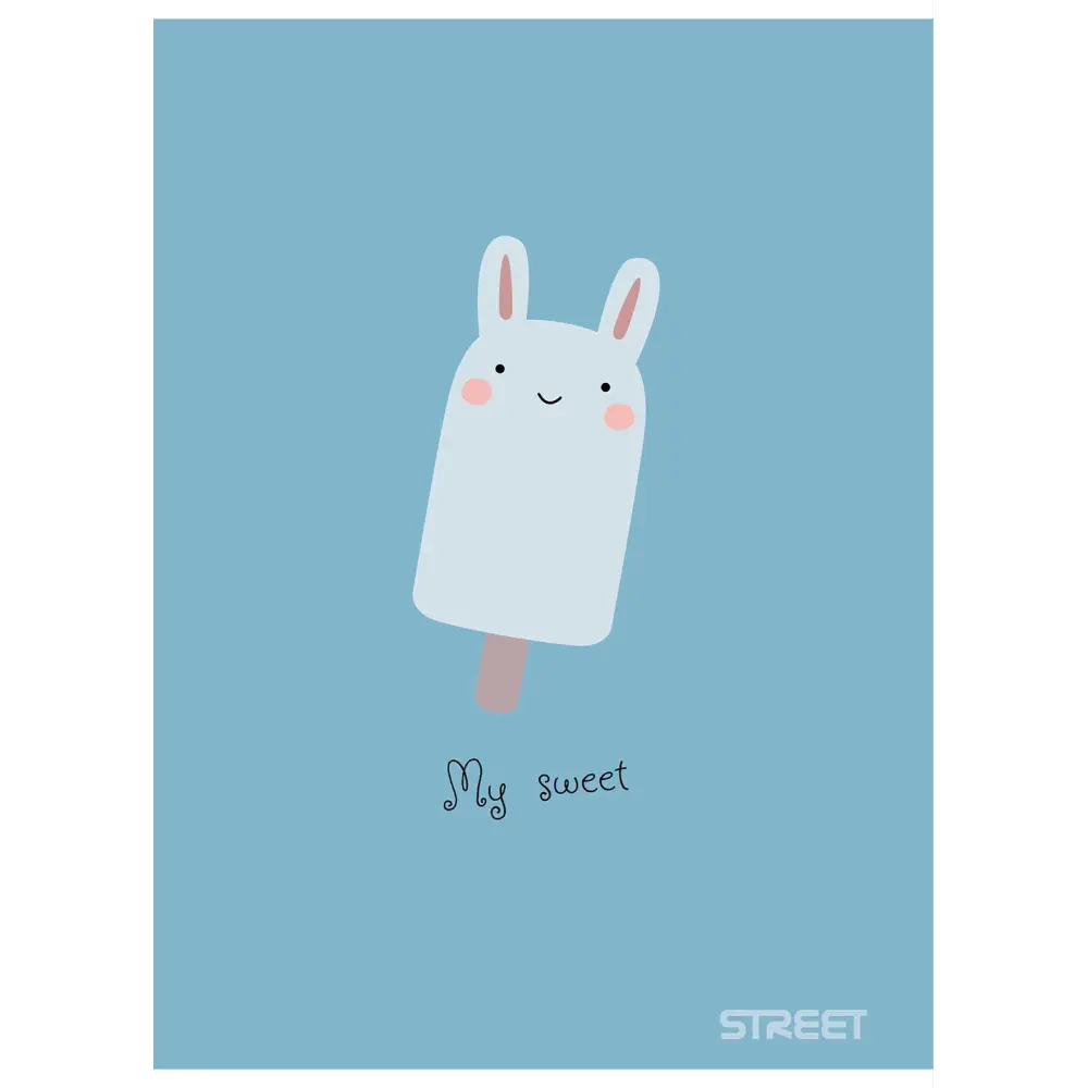 Zvezek Street Sweet A5 črte z robom