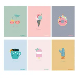 Zvezek Street Sweet A5 črte z robom