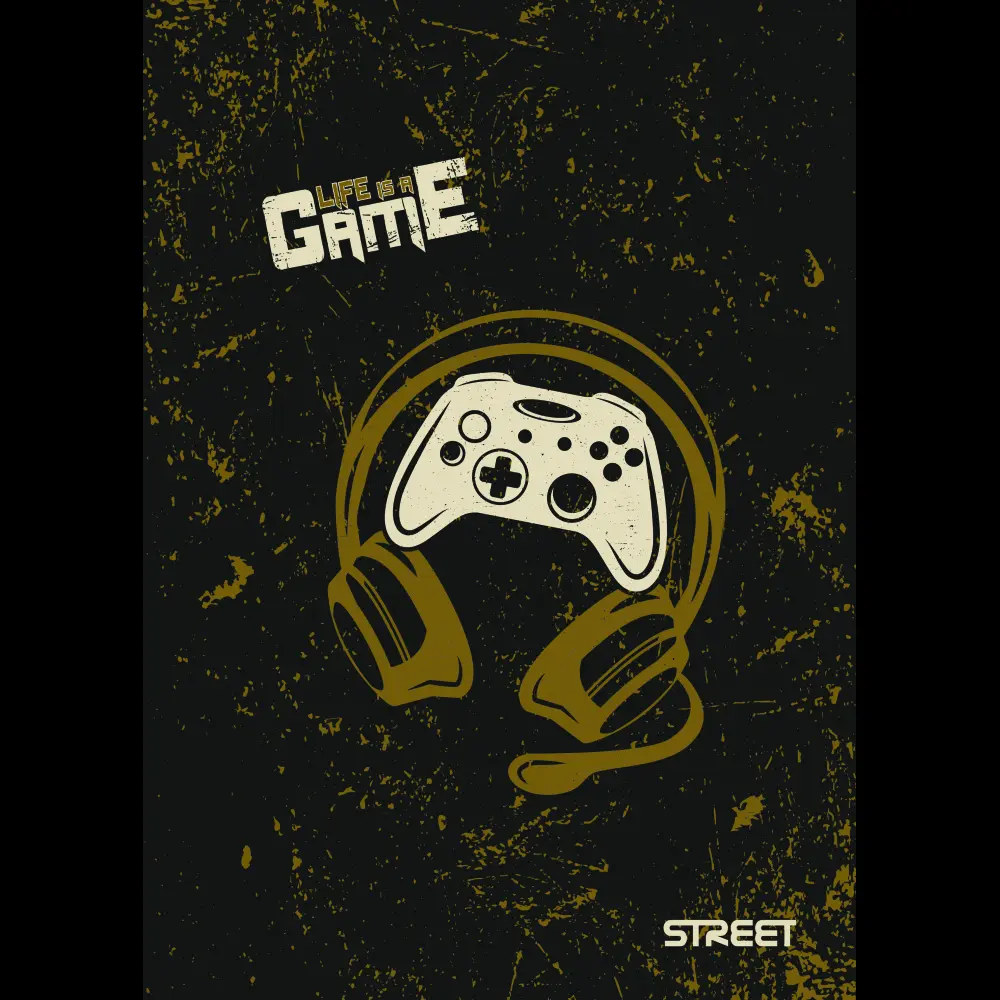 Zvezek Street Gaming A4 črte 