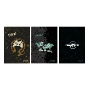 Zvezek Street Gaming A4 črte 